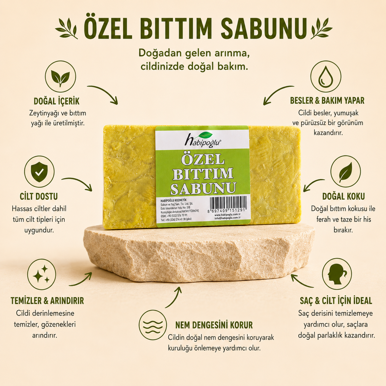 Özel Bıttım Sabunu 2 Kalıp