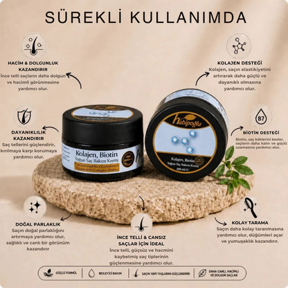 Kolajen, Biotin Yoğun Saç Bakım Kremi